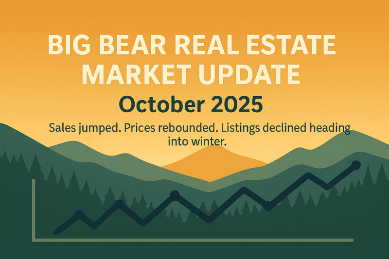 Big Bear Real Estate Market Update – October 2025